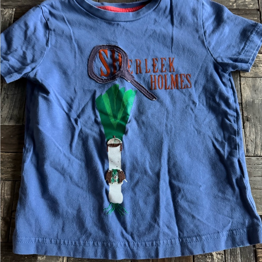 Boden Blue Sherlock Holmes Kids Tee